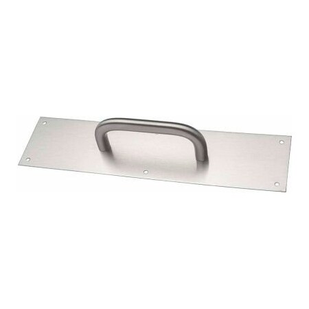 Yale Commercial Rockwood Pull Plate, 5-1/2"L x 15"H x 3/4, Satin Stainless Steel, 5-1/2" CTC 85745